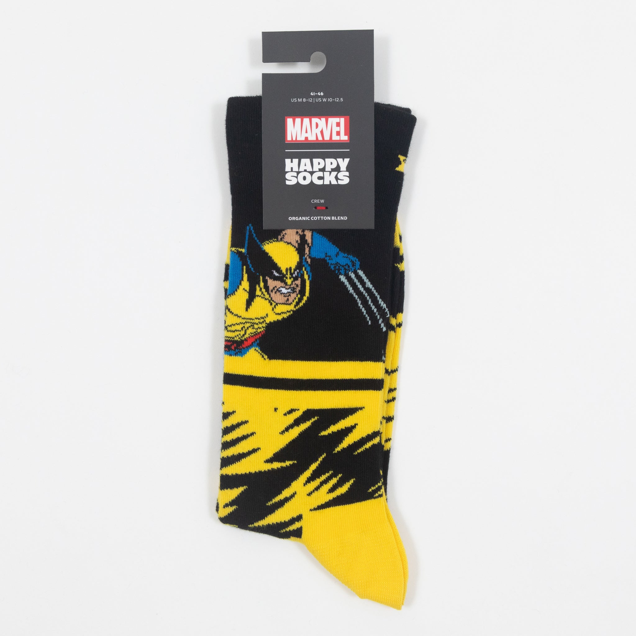 HAPPY SOCKS X MARVEL X-Men Wolverine Socks in BLACK