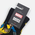HAPPY SOCKS X MARVEL X-Men Wolverine Socks in BLACK