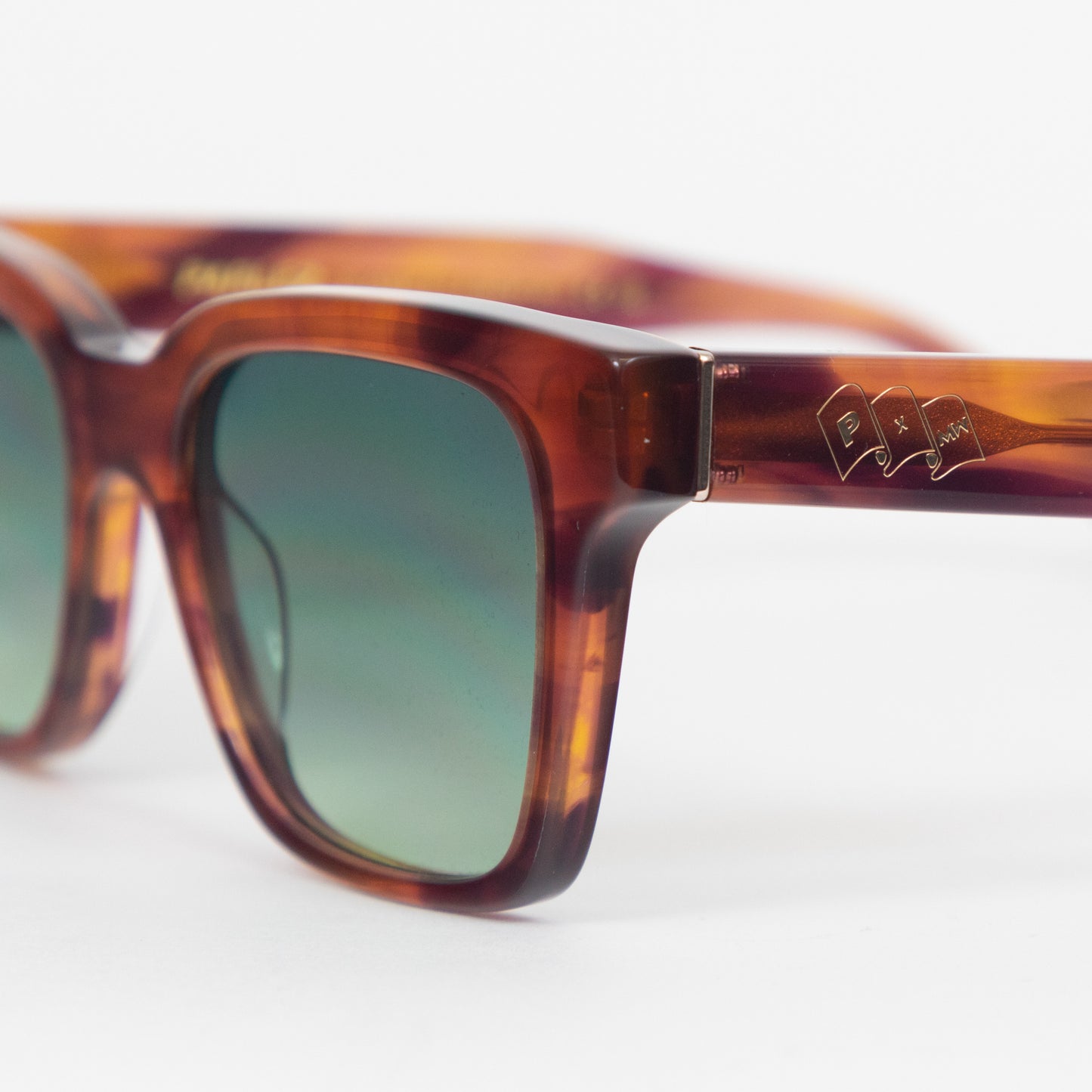 PARLEZ X MESSYWEEKEND Sunglasses Green Lense in BROWN HAVANA