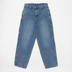 DICKIES Madison Baggy Fit Denim Jeans in RINSED BLUE FADE