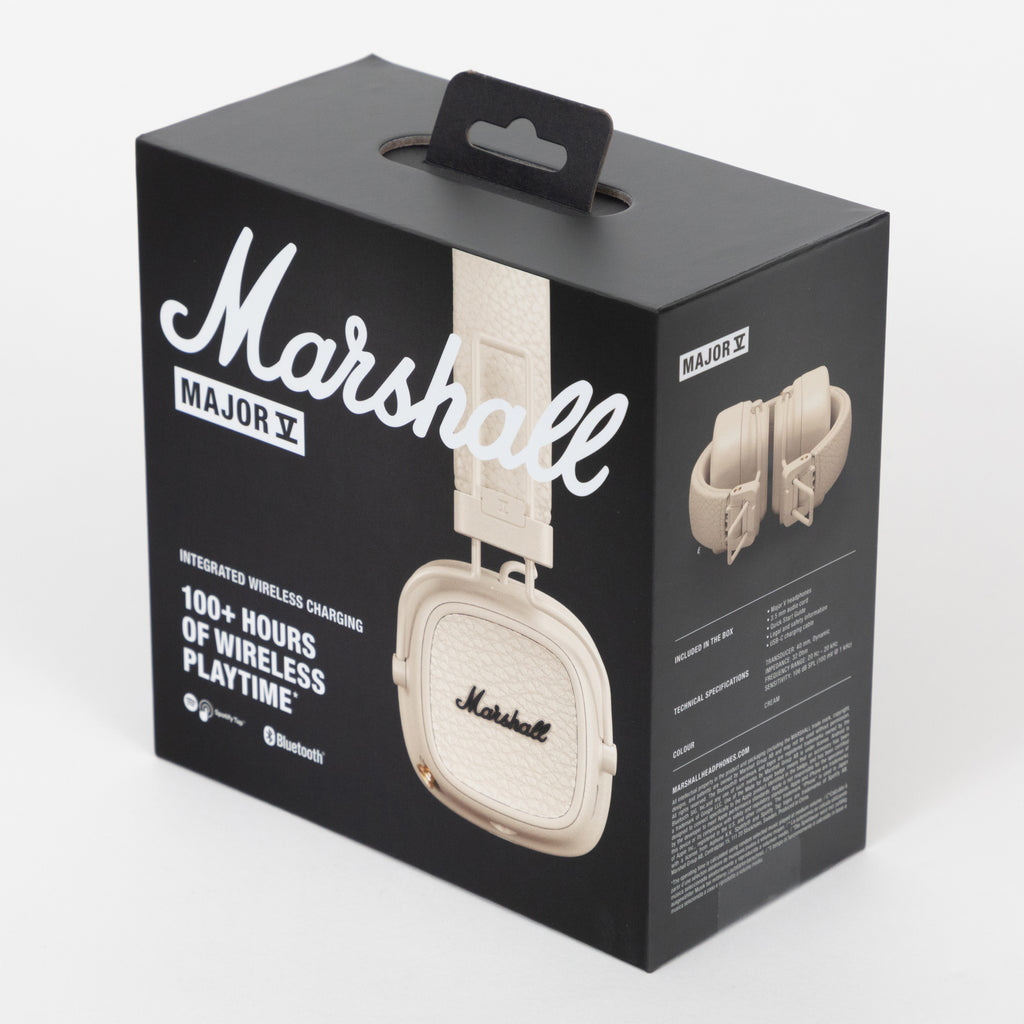 MARSHALL Major V Wireless Headphones in CREAM