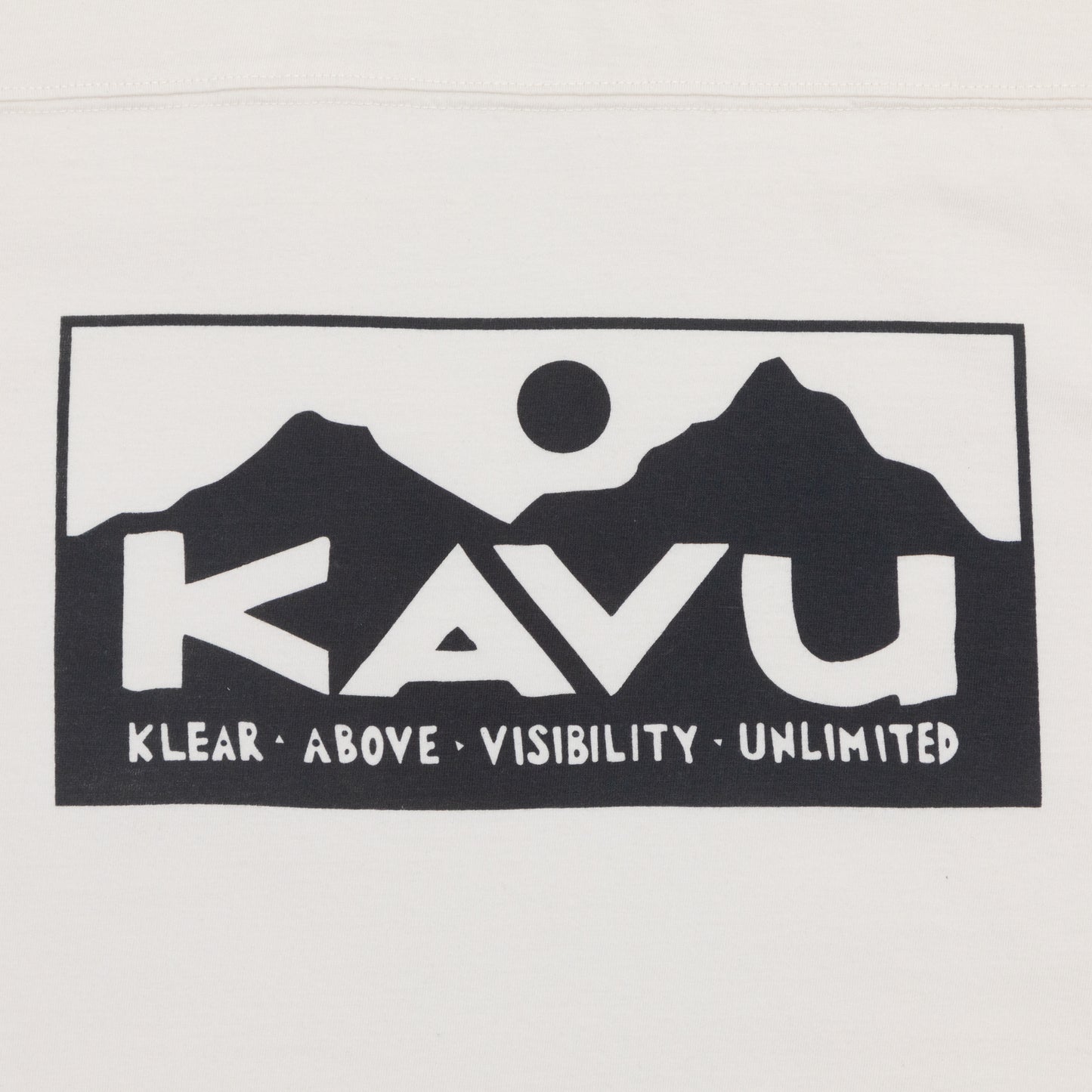 Womens KAVU Malin Cropped T-Shirt in OFF WHITE