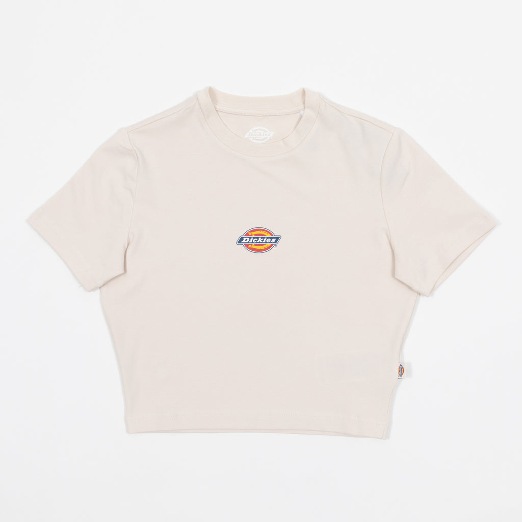 Cream Dickies womens t-shirt on a white background