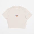 Cream Dickies womens t-shirt on a white background