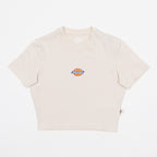 Cream Dickies womens t-shirt on a white background