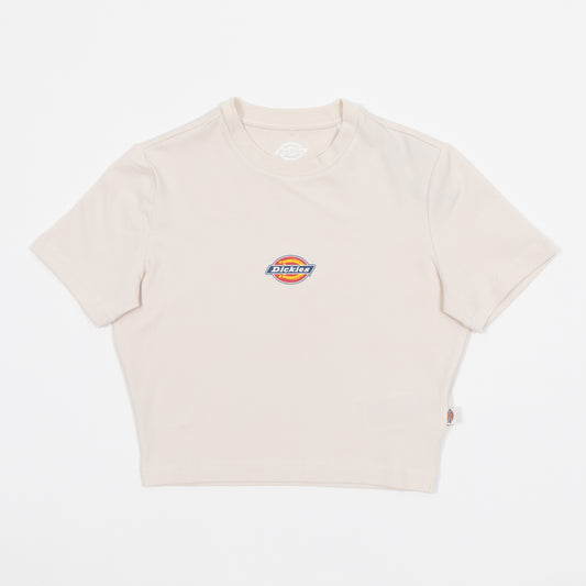 Cream Dickies womens t-shirt on a white background