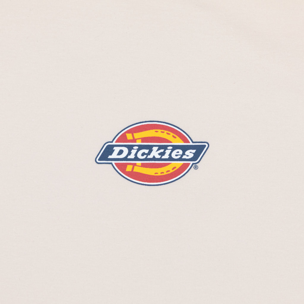 Dickies logo on cream t-shirt