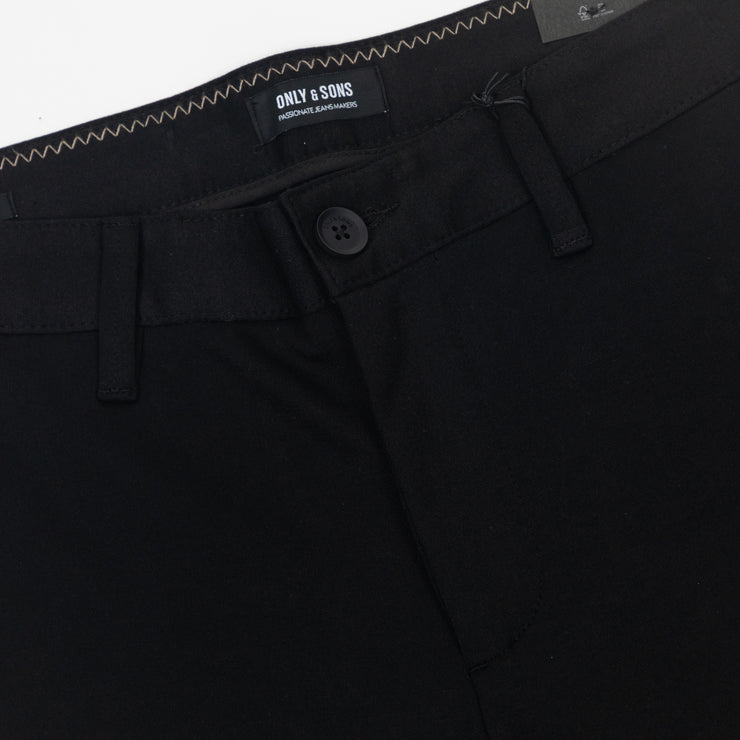 ONLY & SONS Mark Slim Fit Tapered Trousers in BLACK