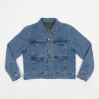 Womens DEUS EX MACHINA Marla Reversible Jacket in DENIM
