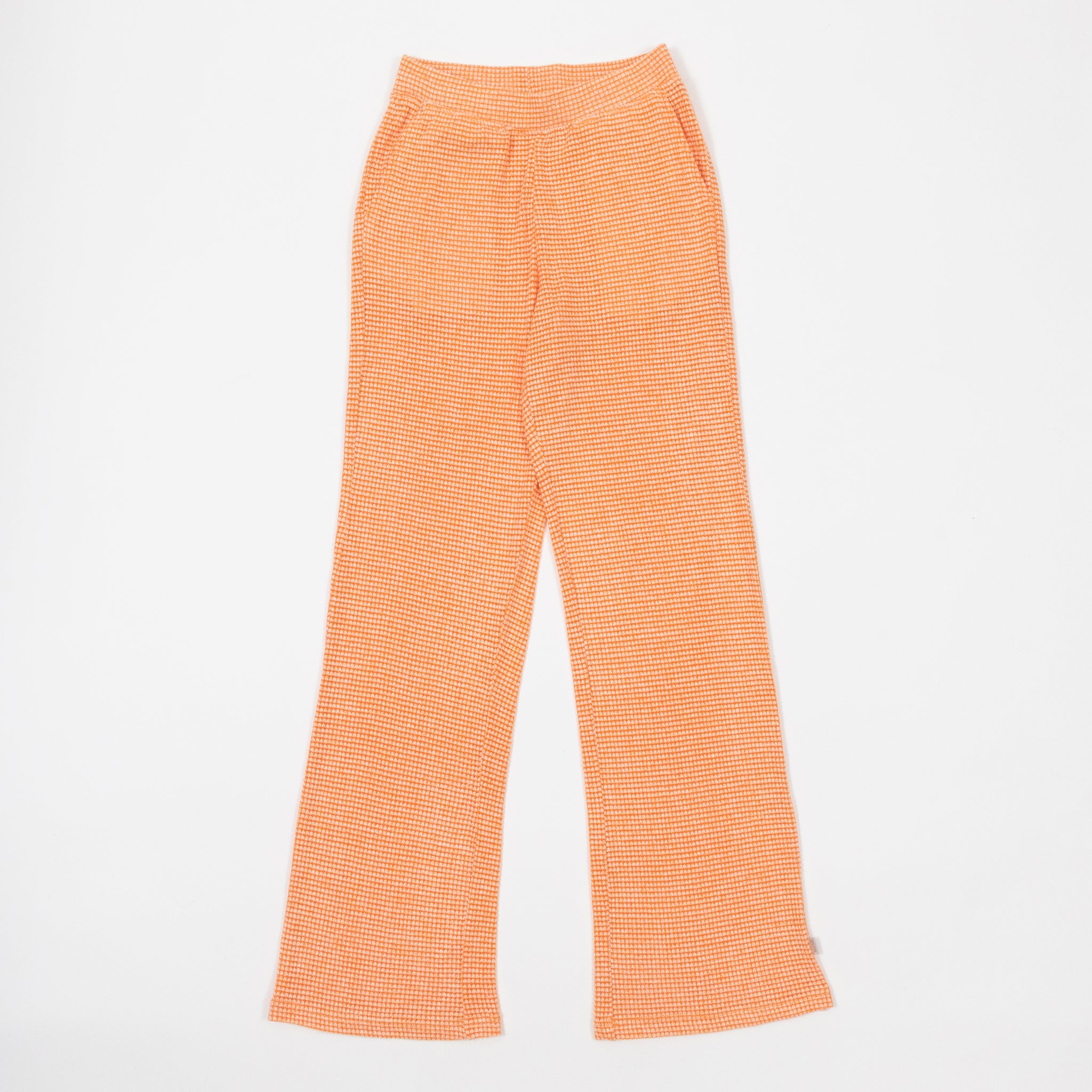 womens brixton maude mesh trousers wide leg orange