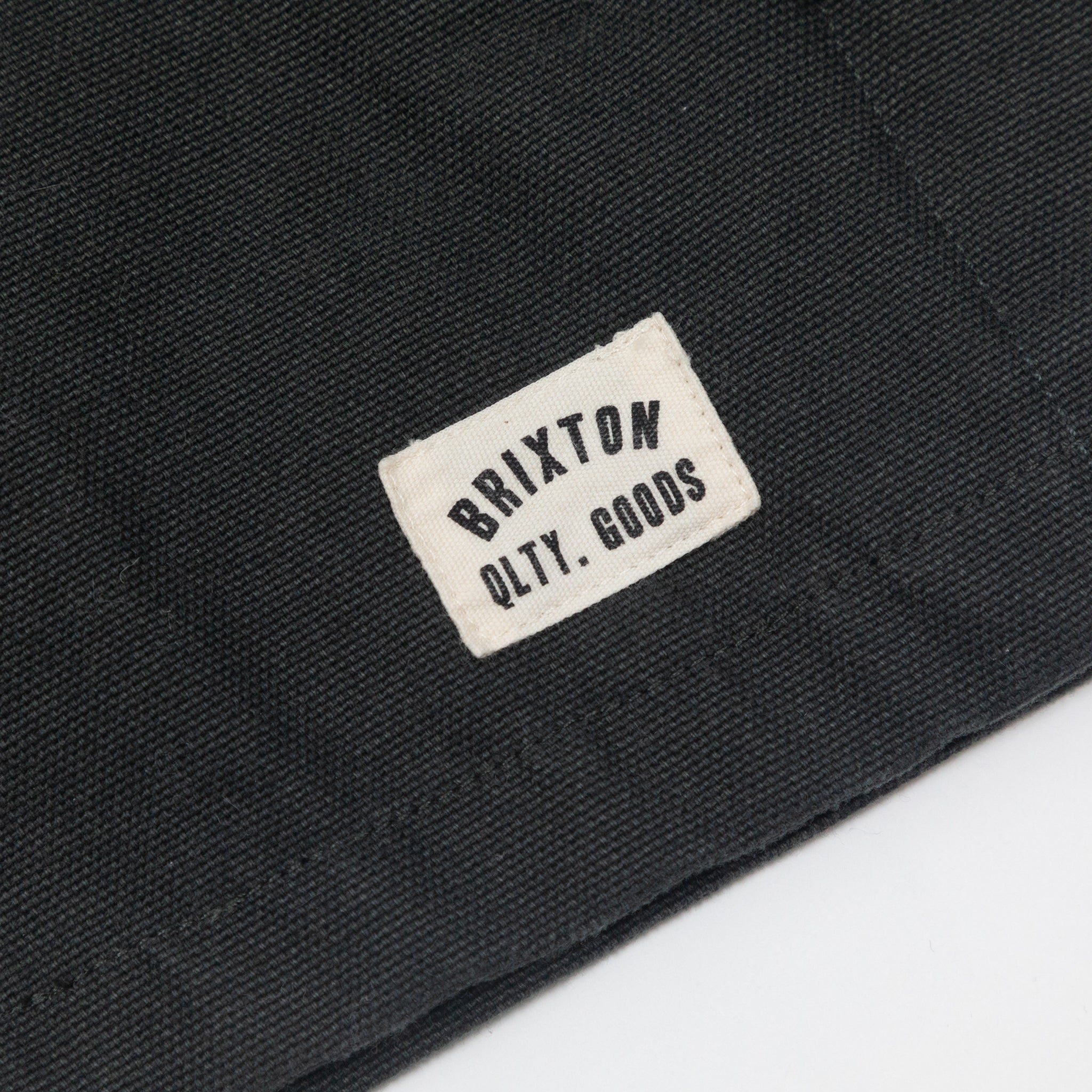 BRIXTON Mechanic Garage Zip Jacket in WASHED BLACK
