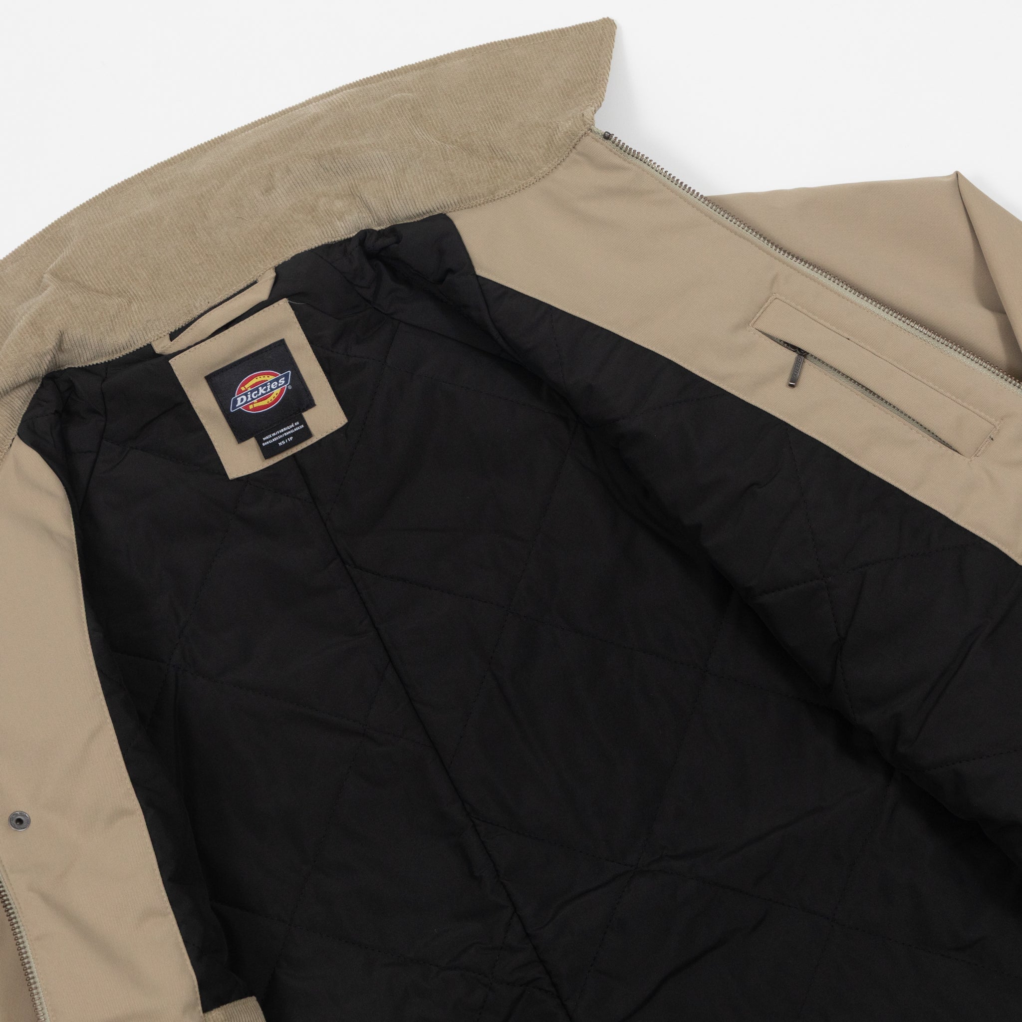 Womens DICKIES Medina Coat in KHAKI