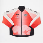 Womens DEUS EX MACHINA Memorial Day Run Jacket in POINSETTIA RED