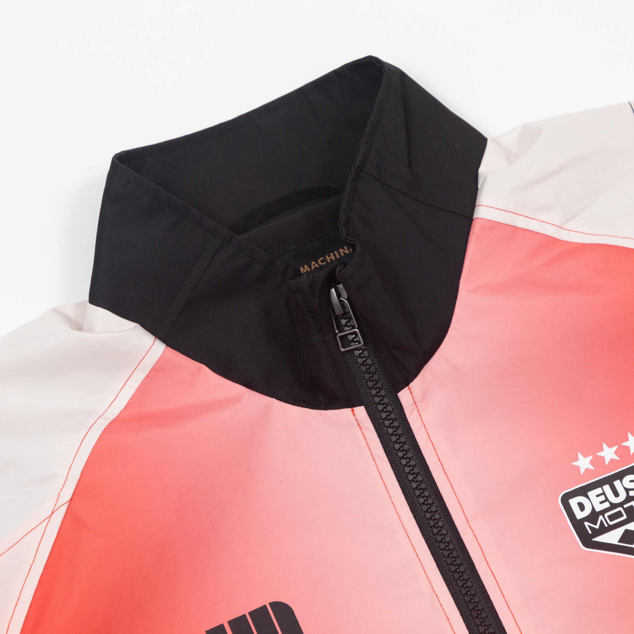 Womens DEUS EX MACHINA Memorial Day Run Jacket in POINSETTIA RED