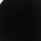 COLORFUL STANDARD Merino Wool Beanie in DEEP BLACK