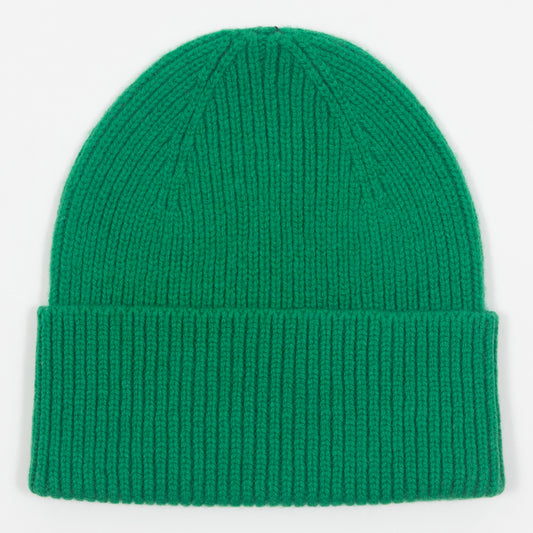 COLORFUL STANDARD Merino Wool Beanie in KELLY GREEN