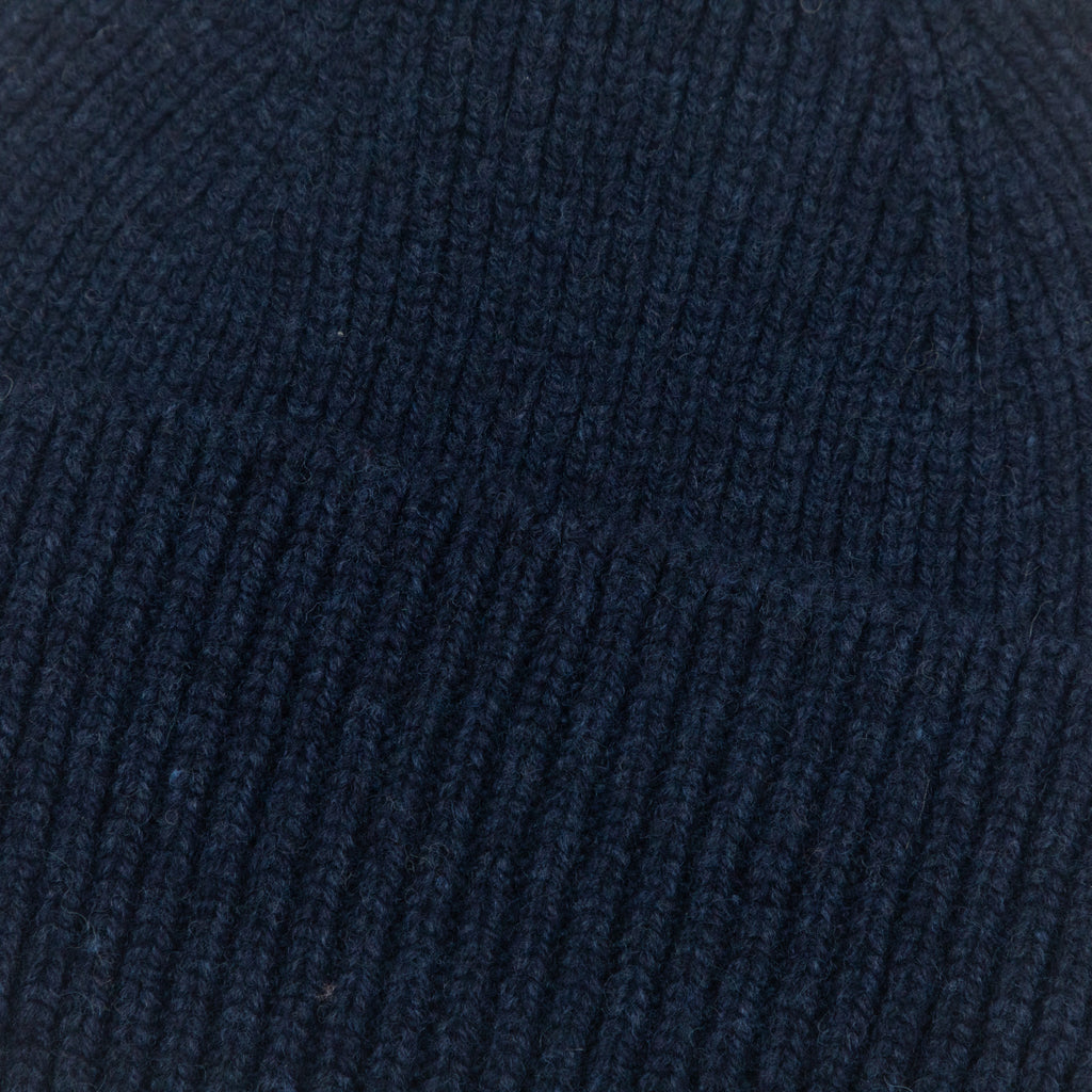 COLORFUL STANDARD Merino Wool Beanie in MARINE BLUE