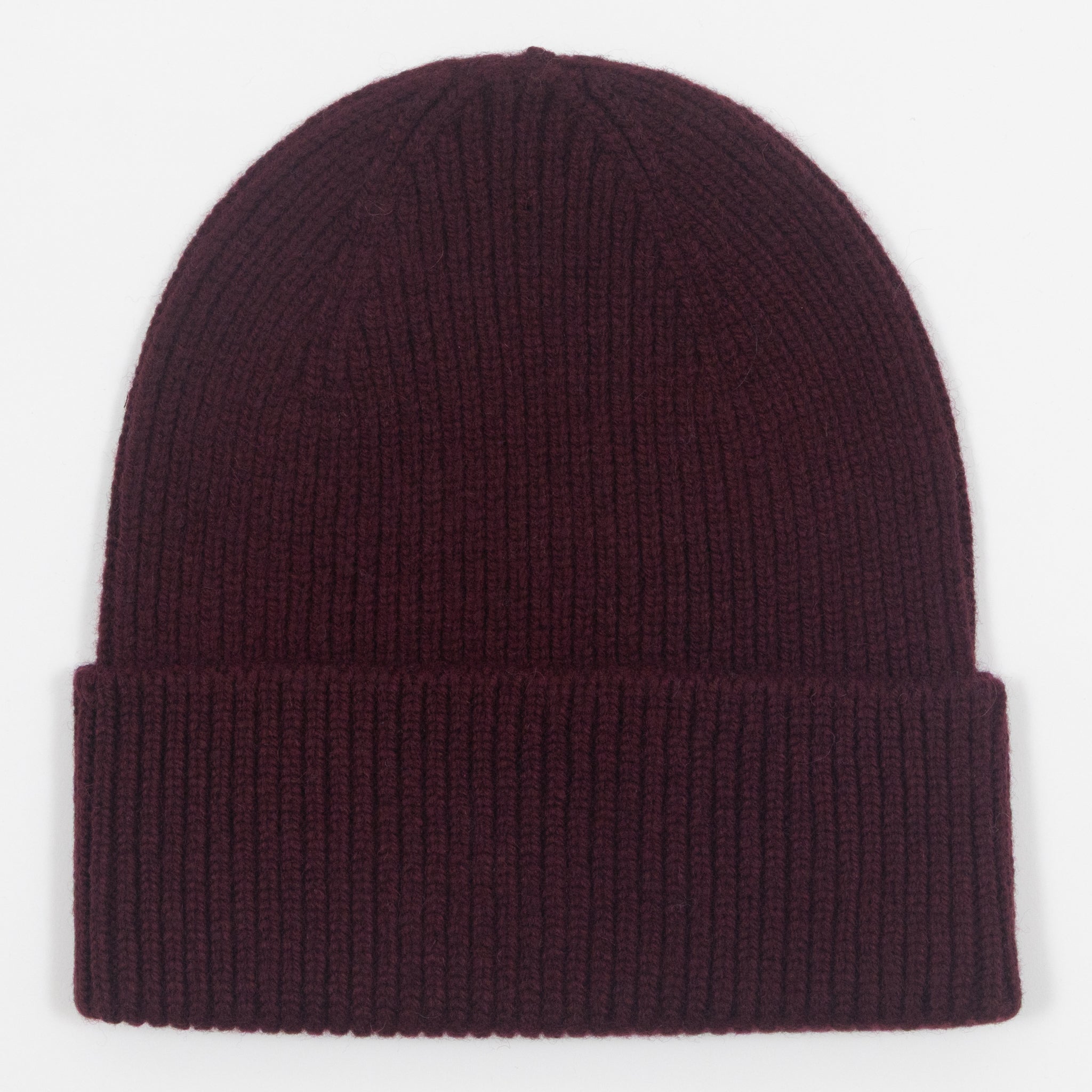 COLORFUL STANDARD Merino Wool Beanie in OXBLOOD RED