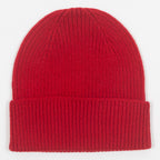 COLORFUL STANDARD Merino Wool Beanie in SCARLET RED