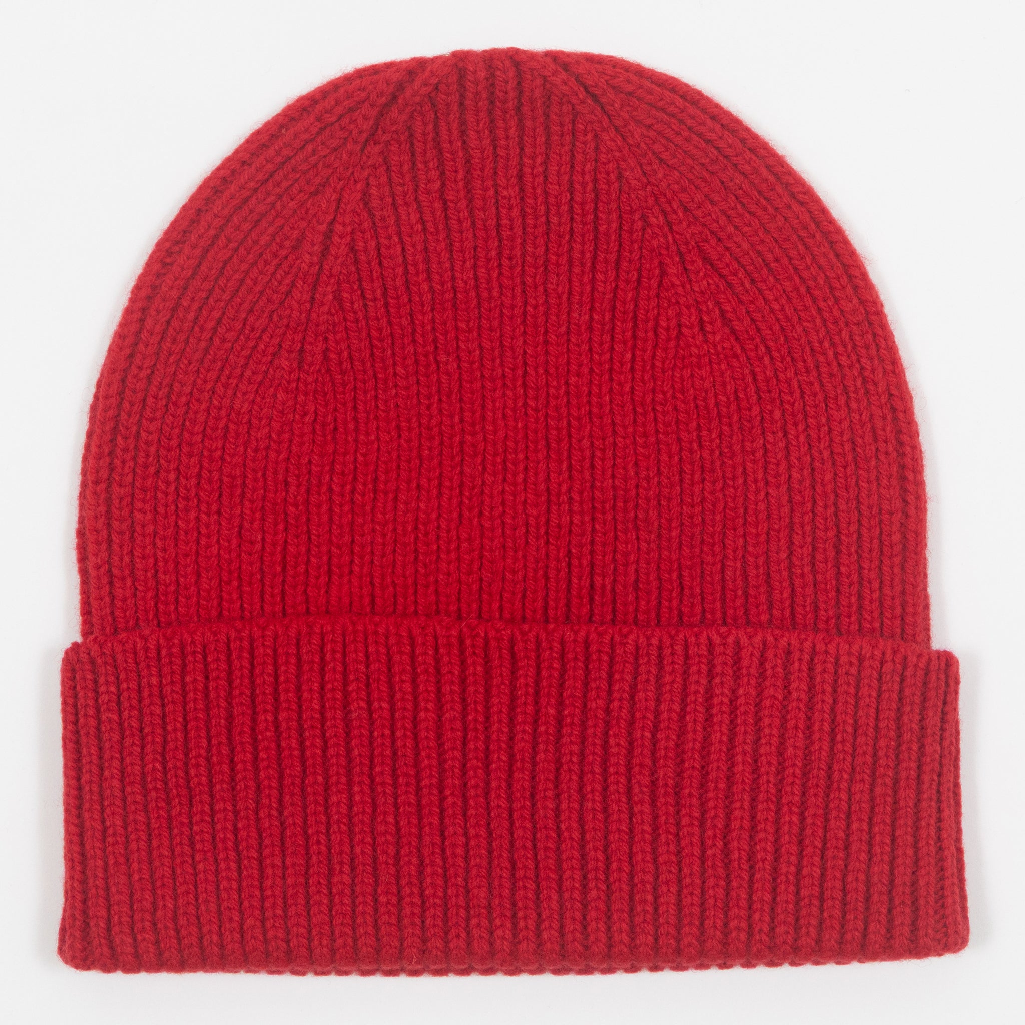 COLORFUL STANDARD Merino Wool Beanie in SCARLET RED