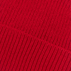 COLORFUL STANDARD Merino Wool Beanie in SCARLET RED