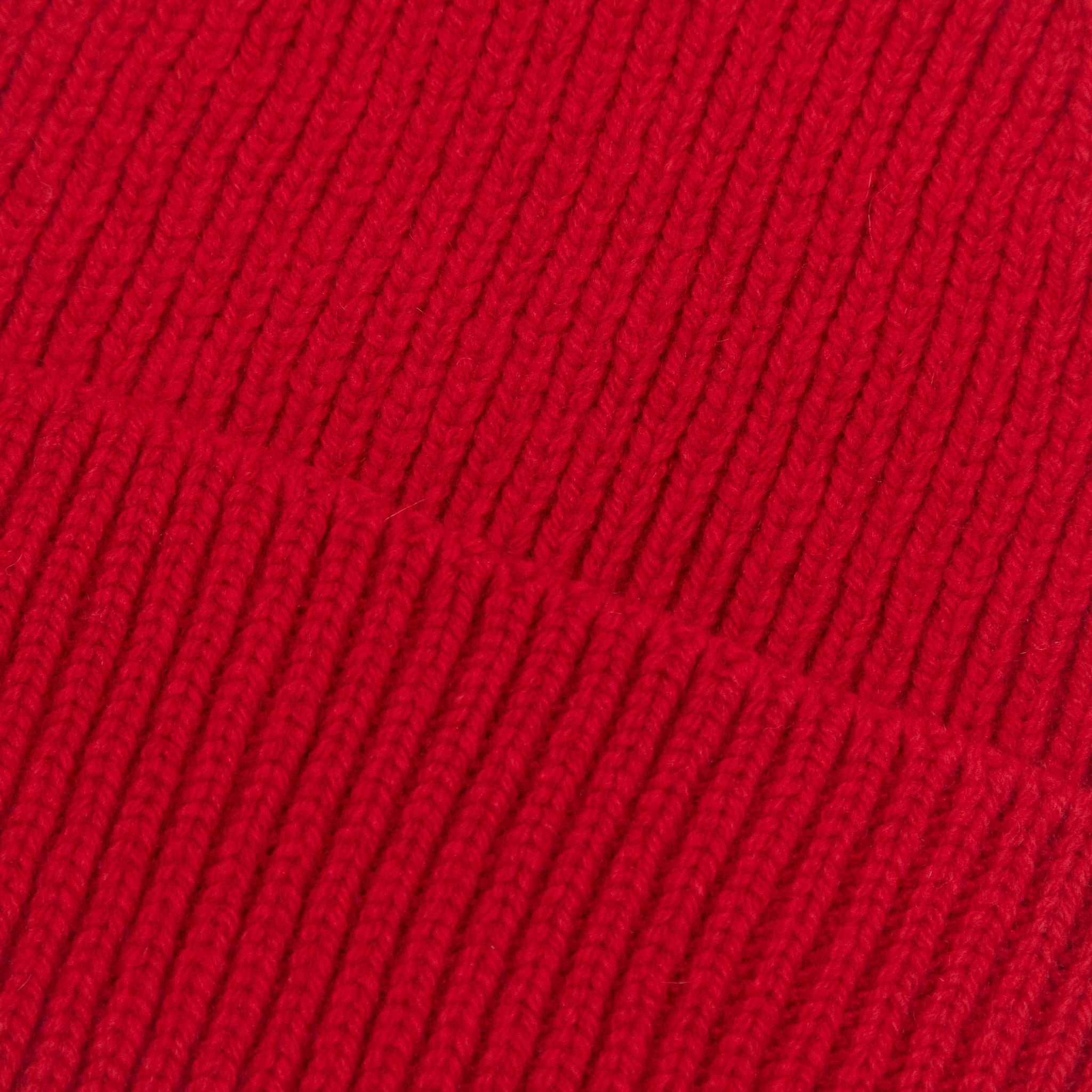 COLORFUL STANDARD Merino Wool Beanie in SCARLET RED