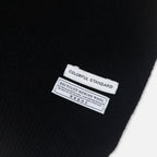 COLORFUL STANDARD Merino Wool Scarf in DEEP BLACK