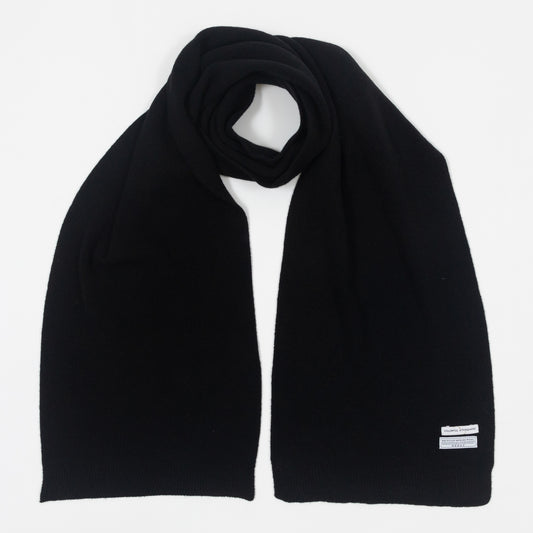 COLORFUL STANDARD Merino Wool Scarf in BLACK