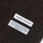 COLORFUL STANDARD Merino Wool Scarf in COFFEE BROWN