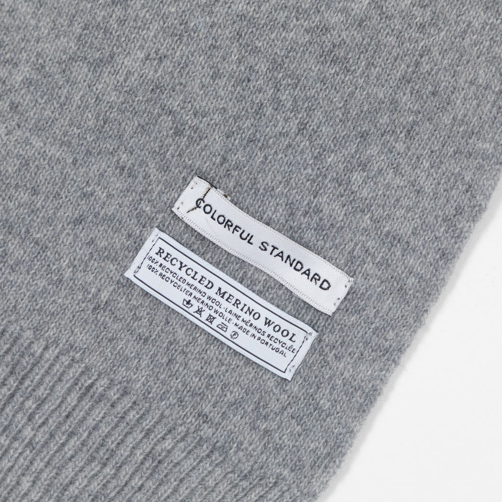 COLORFUL STANDARD Merino Wool Scarf in HEATHER GREY