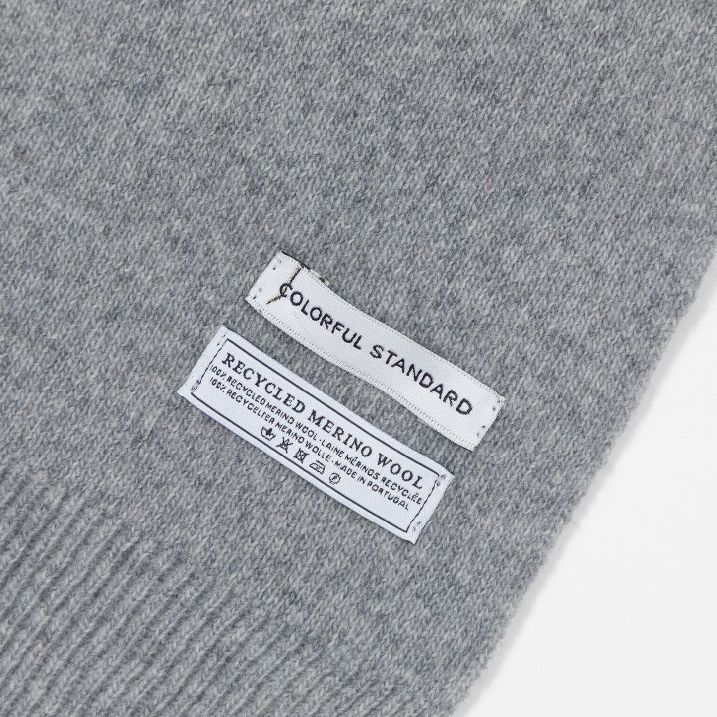 COLORFUL STANDARD Merino Wool Scarf in GREY