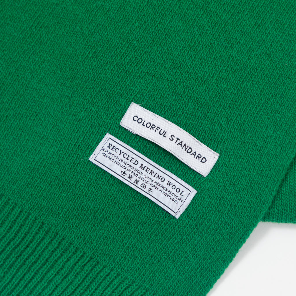 COLORFUL STANDARD Merino Wool Scarf in KELLY GREEN