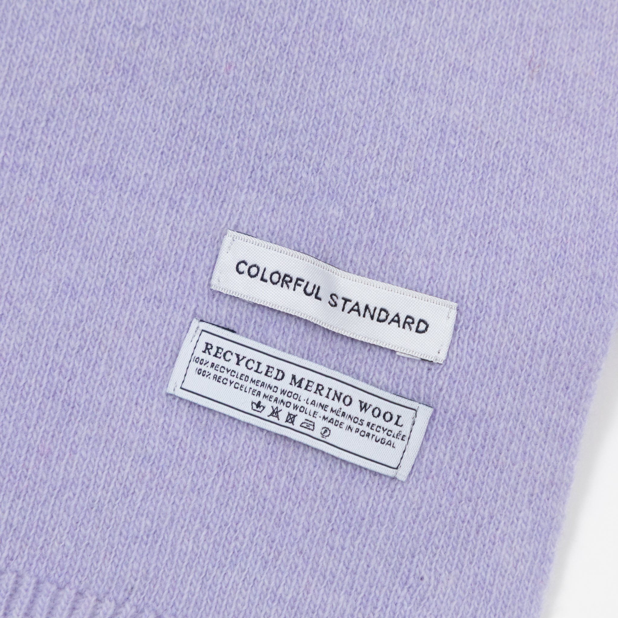 COLORFUL STANDARD Merino Wool Scarf in SOFT LAVENDER