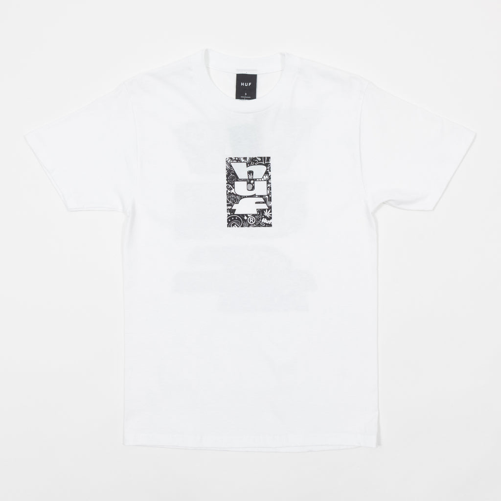 huf metablast tshirt white front view