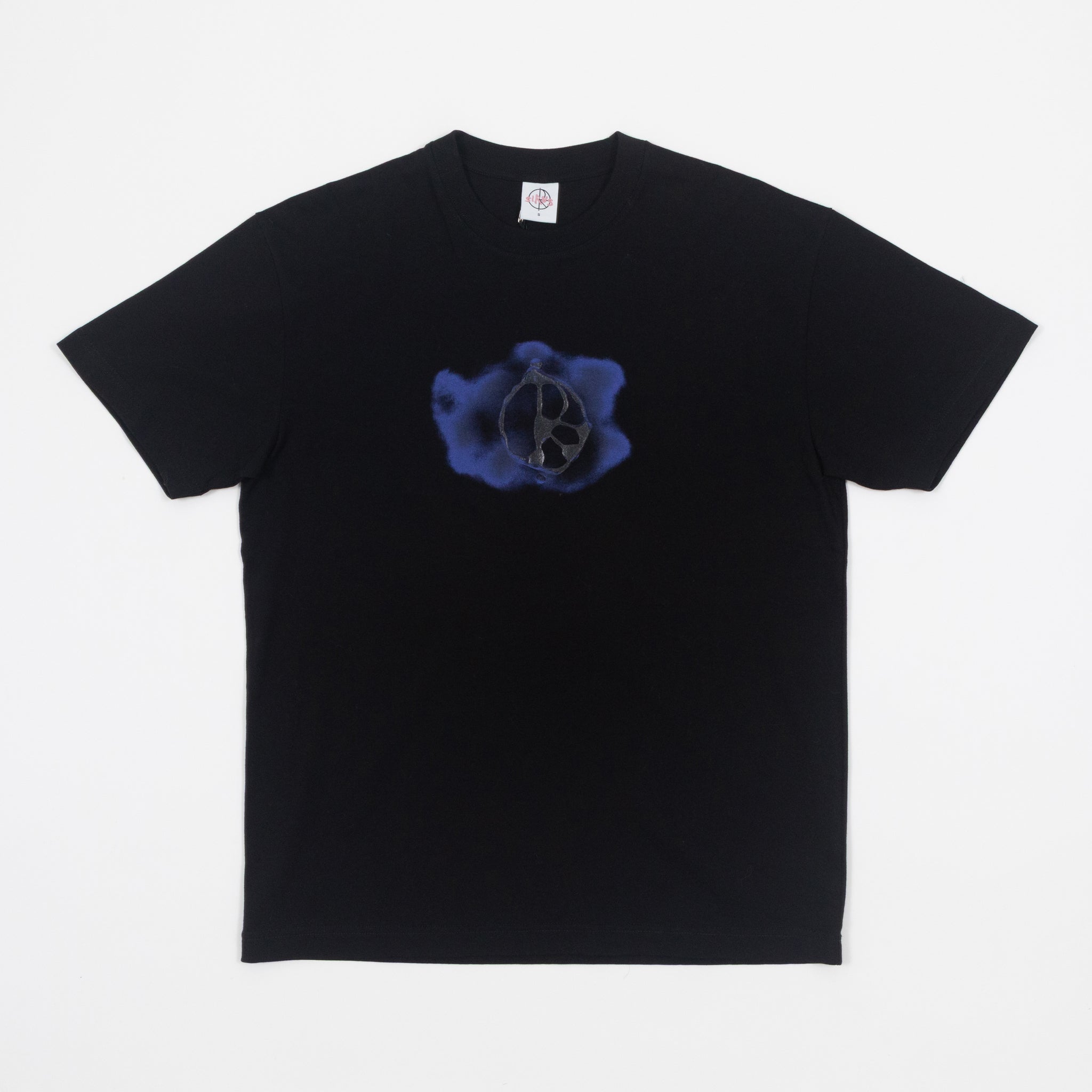 POLAR SKATE CO. Metal Logo T-Shirt in BLACK