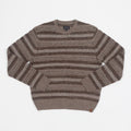 BRIXTON Midnight Crew Sweater in MULTI STRIPE