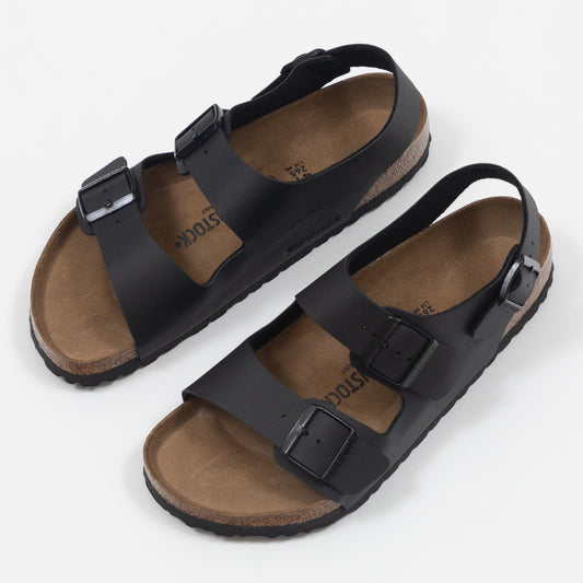 BIRKENSTOCK Milano Birko-Flor Sandals in BLACK