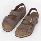 BIRKENSTOCK Milano Birko-Flor Sandals in MOCHA BROWN