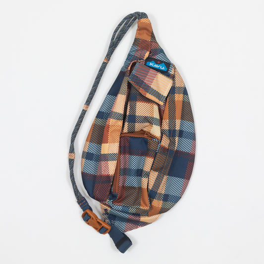 KAVU Mini Rope Bag in CABIN PLAID