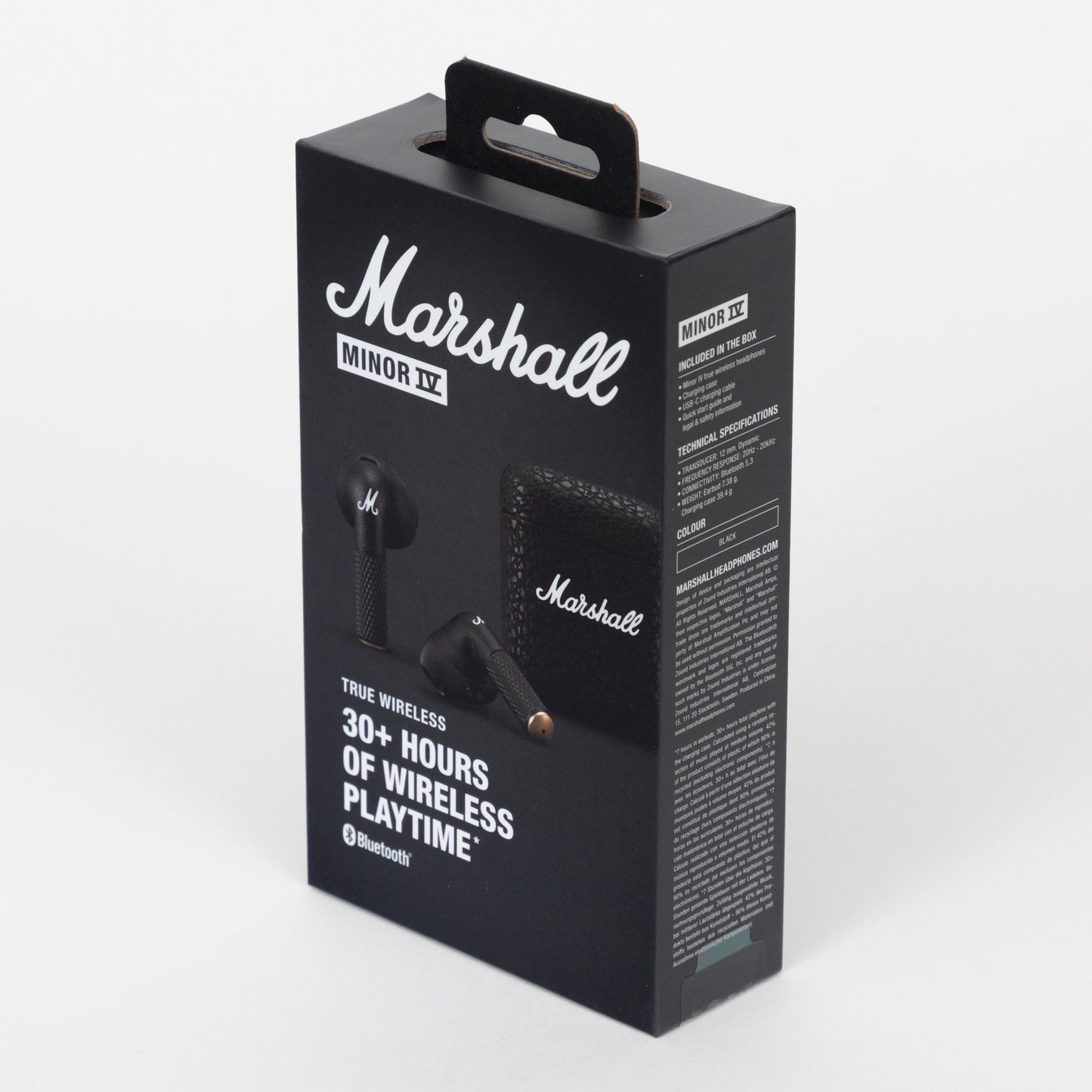 MARSHALL Minor IV Wireless Earbuds in BLACK