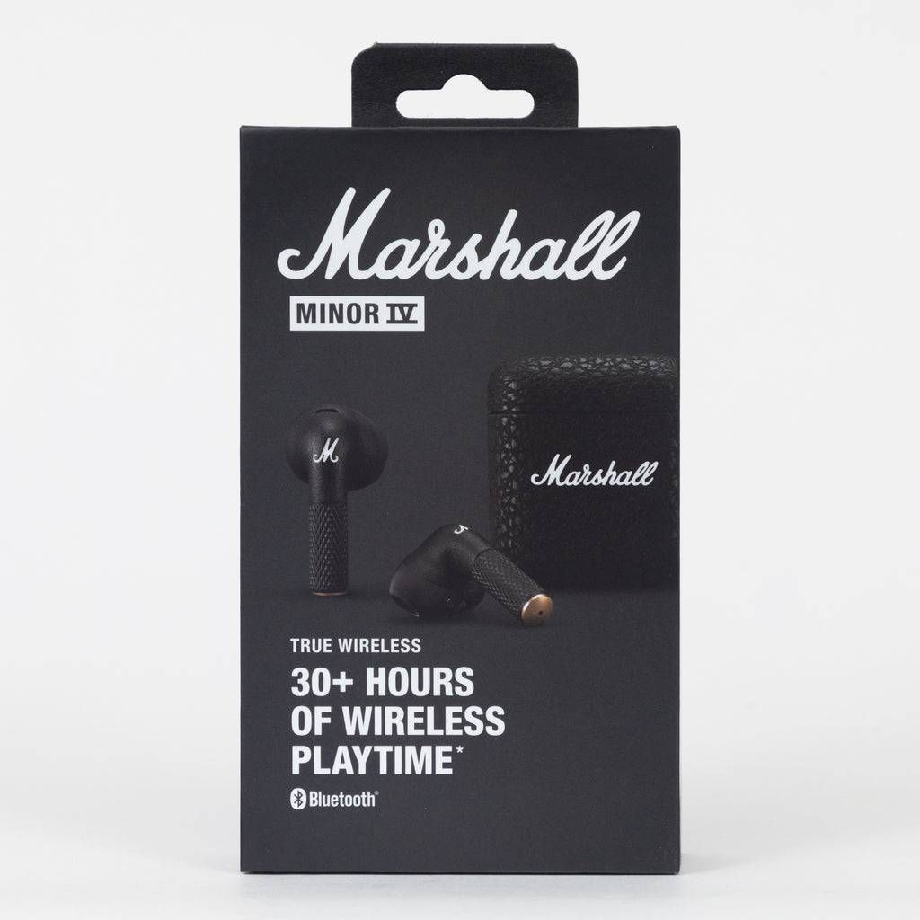 MARSHALL Minor IV Wireless Earbuds in BLACK