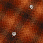 POLAR SKATE CO. Mitchell Long Sleeve Flannel Shirt in CARAMEL