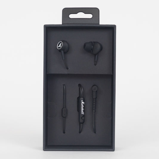 MARSHALL Mode Wired Earphones in BLACK & WHITE