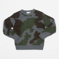 GRAMICCI Mohair Knit Sweater in JUNGLE CAMO