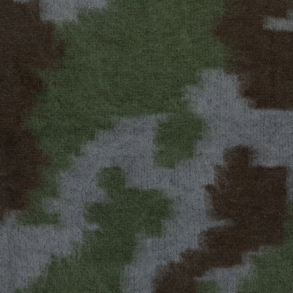 GRAMICCI Mohair Knit Sweater in JUNGLE CAMO