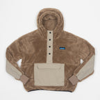 Womens KAVU Moon Ridge Hooded Fleece in BUFF