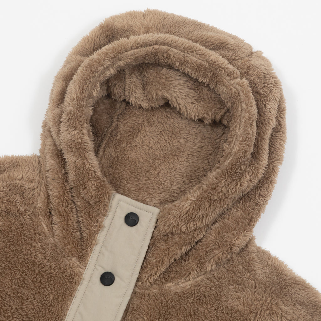 Womens KAVU Moon Ridge Hooded Fleece in BUFF