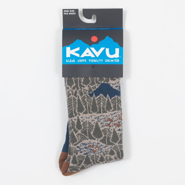 KAVU Moonwalk Sasquatch Hike Socks in BEIGE