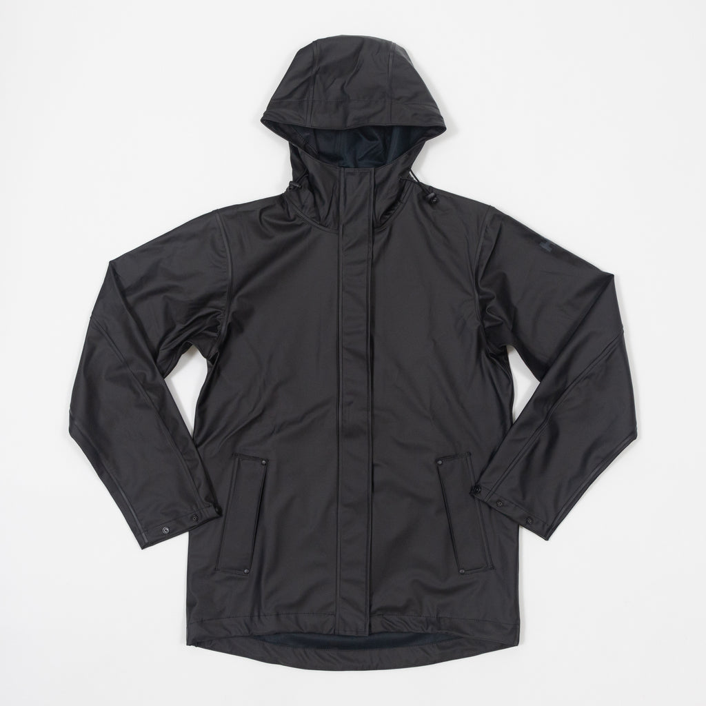 Womens HELLY HANSEN Moss Rain Jacket in BLACK