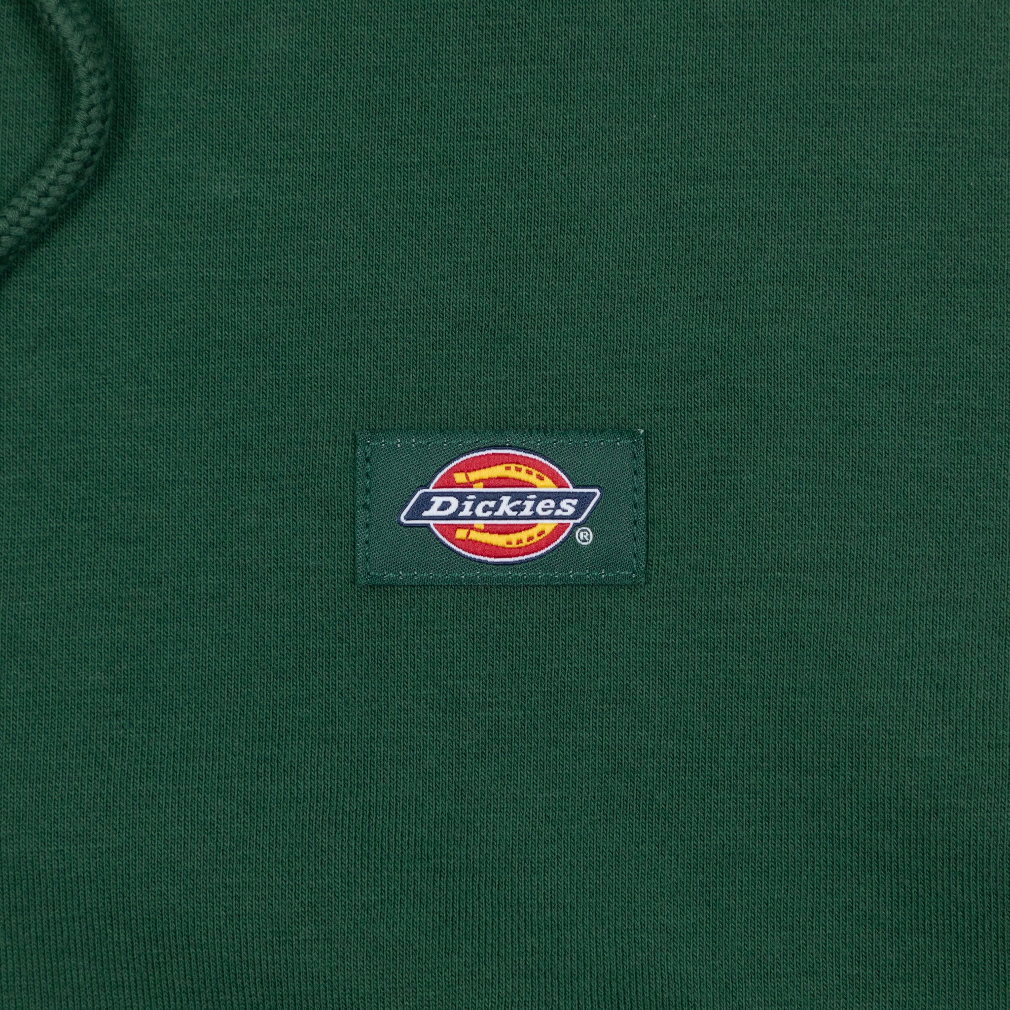 Womens DICKIES Oakport Zip Hoodie in PINE GREEN